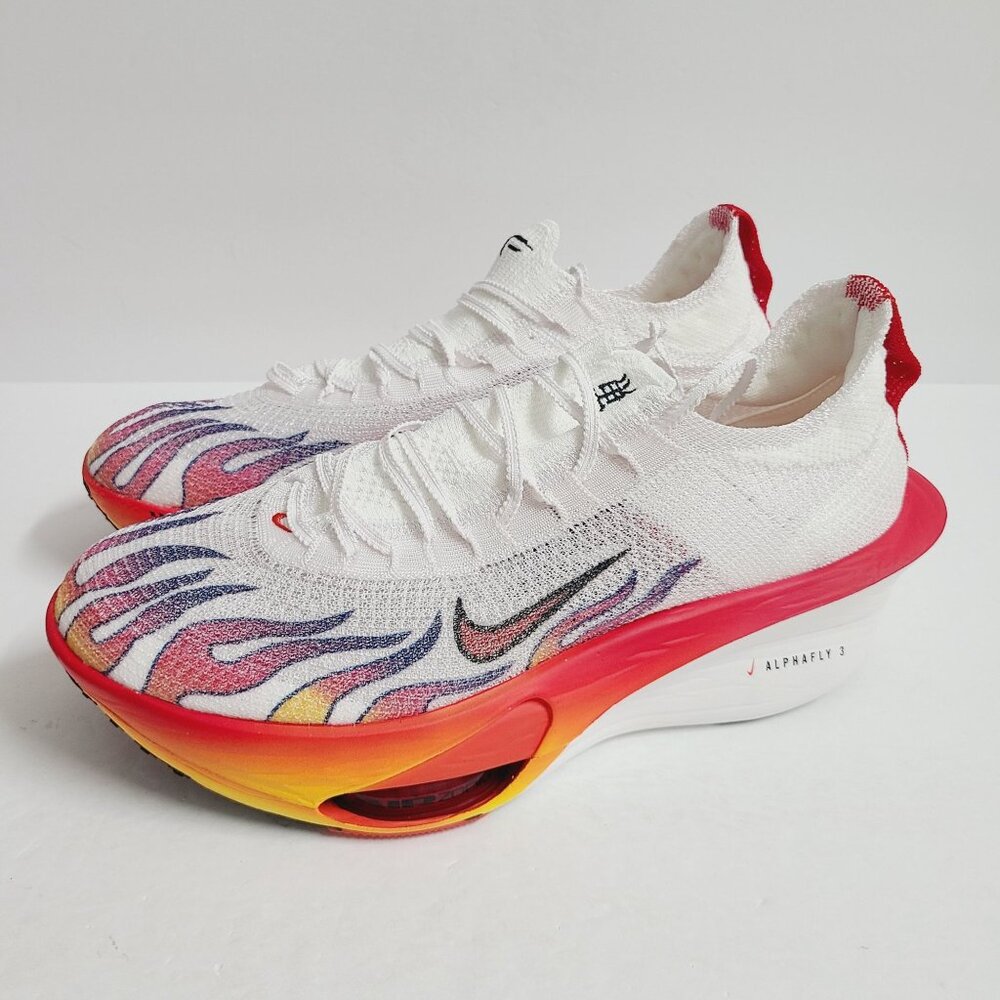 NEW Nike Air Zoom Alphafly NEXT% 3 PRM Running Shoes HQ3501-100 Size 13 White